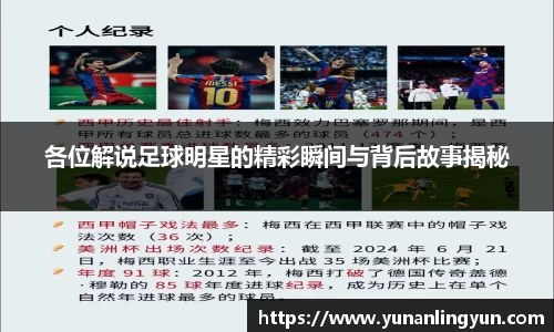 各位解说足球明星的精彩瞬间与背后故事揭秘